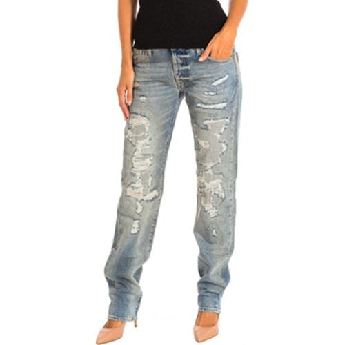 Straight Leg Jeans JH711FOSWT391-BLUE - Le Temps des Cerises - Modalova