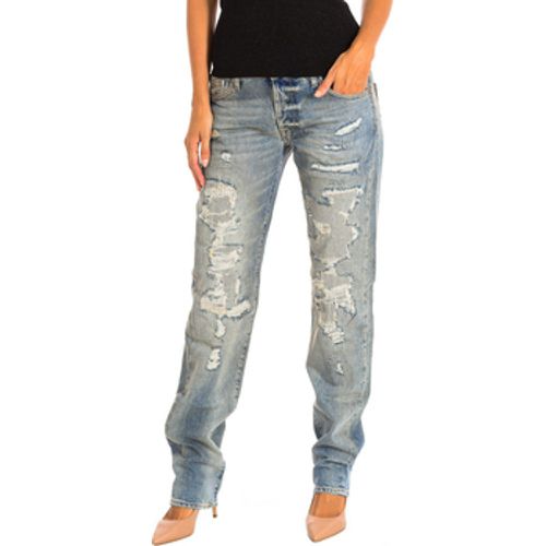 Straight Leg Jeans JH711FOSWT391-BLUE - Le Temps des Cerises - Modalova