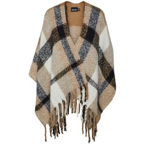 Pullover 17142101 NIKA PONCHO-TIGERS EYE - Pieces - Modalova