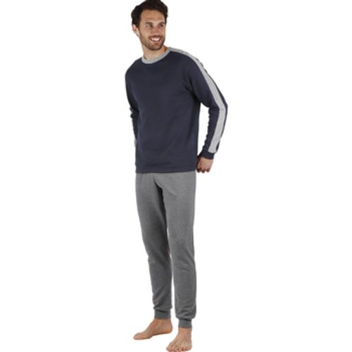 Pyjamas/ Nachthemden Pyjama Hausanzug Hose und Oberteil langarm Solid - Admas - Modalova