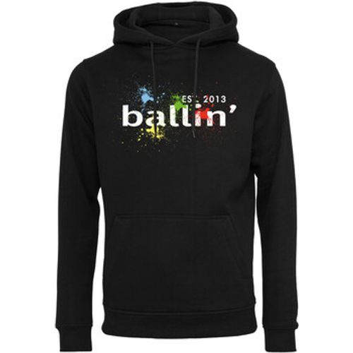 Pullover Paint Splatter Hoodie - Ballin Est. 2013 - Modalova