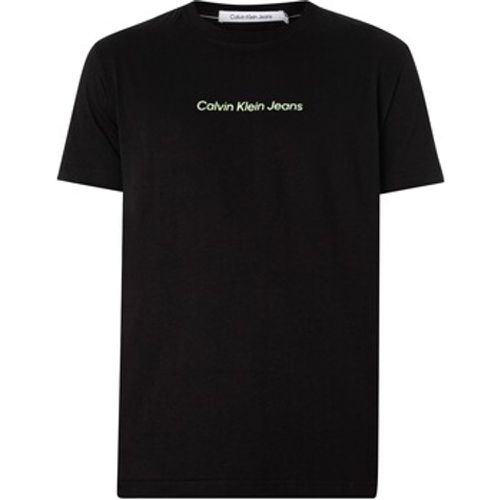 T-Shirt T-Shirt mit verspiegeltem Logo auf der Rückseite - Calvin Klein Jeans - Modalova