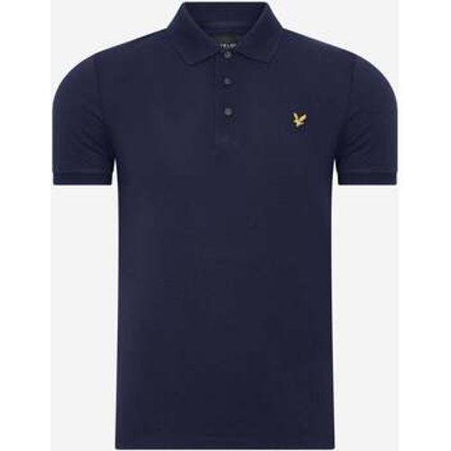 T-Shirts & Poloshirts Einfarbiges Poloshirt - marineblau - Lyle & Scott - Modalova