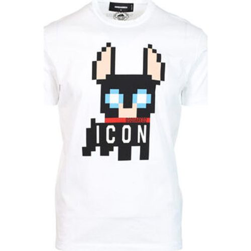 Sweatshirt T-shirt Cyro Pixélé - Dsquared - Modalova