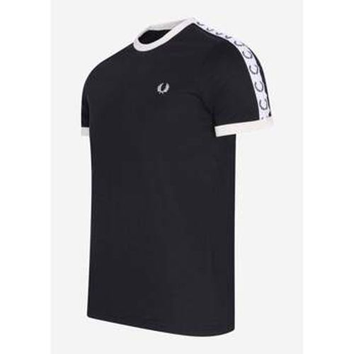 T-Shirts & Poloshirts Taped ringer t-shirt - black - Fred Perry - Modalova