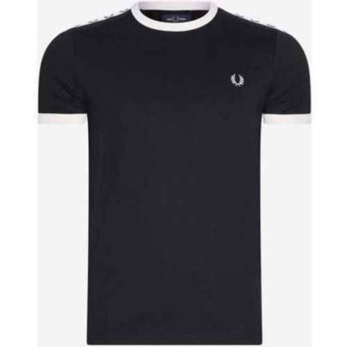 T-Shirts & Poloshirts Taped ringer t-shirt - black - Fred Perry - Modalova