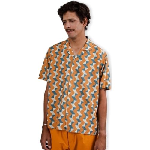 Hemdbluse Big Tiles Aloha Shirt - Ochre - Brava Fabrics - Modalova