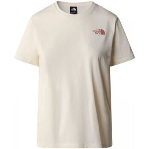 T-Shirts & Poloshirts NF0A87F0 W GRAPHIC TEE-QLI WHITE DUNE - The North Face - Modalova