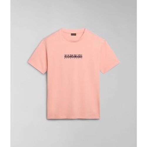 T-Shirts & Poloshirts S-BOX SS4 NP0A4H8S-P1I PINK SALMON - Napapijri - Modalova