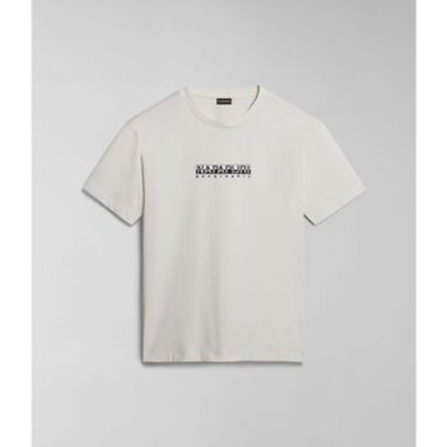 T-Shirts & Poloshirts S-BOX SS4 NP0A4H8S-N1A WHITE WHISPER - Napapijri - Modalova
