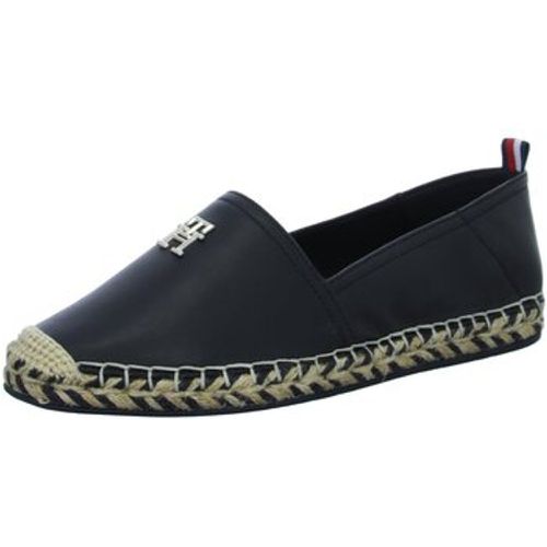 Damenschuhe Slipper TH LEATHER FLAT ESPADRILLE FW0FW07720 - Tommy Hilfiger - Modalova