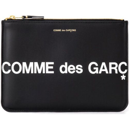 Geldbeutel Comme Des Garçons Wallet Umschlag Huge Logo in schwarzem - Comme des Garcons - Modalova