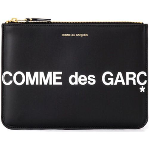 Geldbeutel Umschlag Comme Des Garçons Wallet Huge Logo aus schwarzem - Comme des Garcons - Modalova