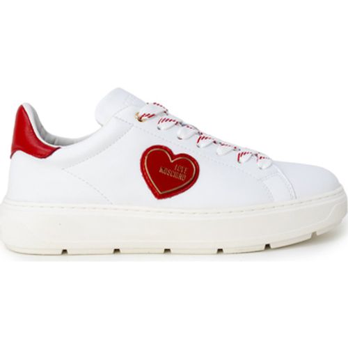 Sneaker Sneakerd.bold40 vitello bianco+ross JA15384G1GIA110B - Love Moschino - Modalova
