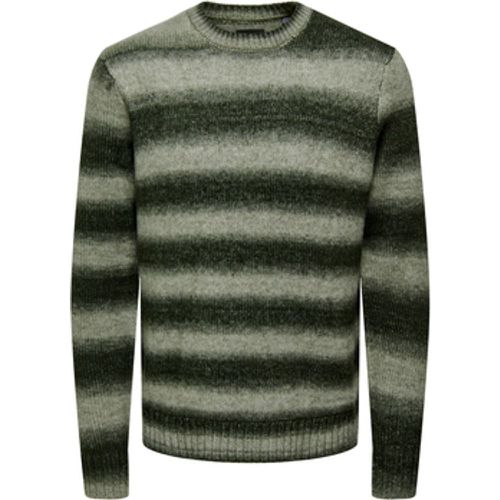 Pullover ONSMARCEL REG 3 GRADIENT CREW KNIT 22027155 - Only & Sons - Modalova