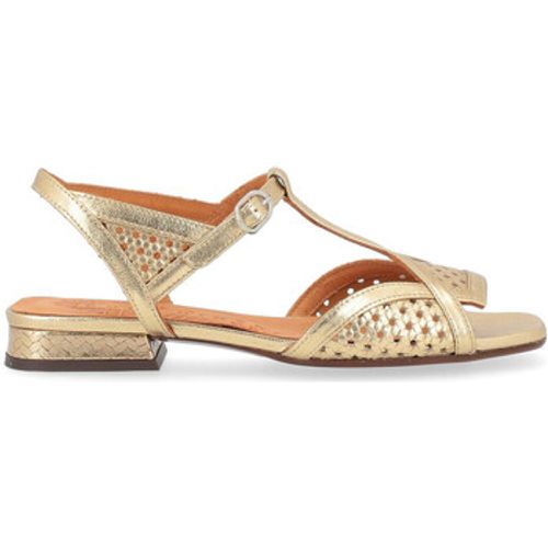 Sandalen Sandale aus goldfarbenem, perforiertem Leder - Chie Mihara - Modalova