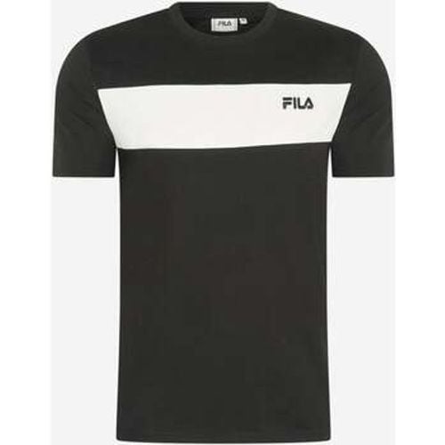 T-Shirts & Poloshirts Lankaran blocked tee - black bright white - Fila - Modalova