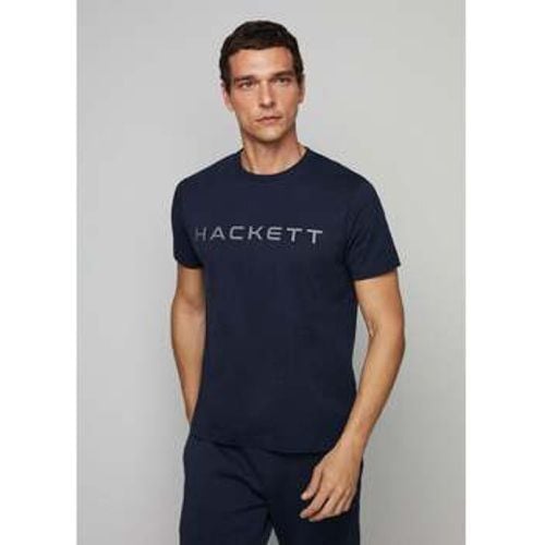 T-Shirts & Poloshirts Essential tee - navy grey - Hackett - Modalova