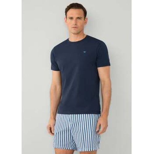 T-Shirts & Poloshirts Swim trim logo tee - navy - Hackett - Modalova