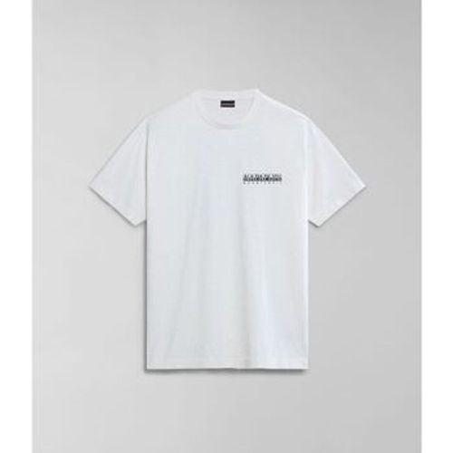 T-Shirts & Poloshirts S-MARTRE NP0A4HQB-N1A1 WHITE WISHPER - Napapijri - Modalova