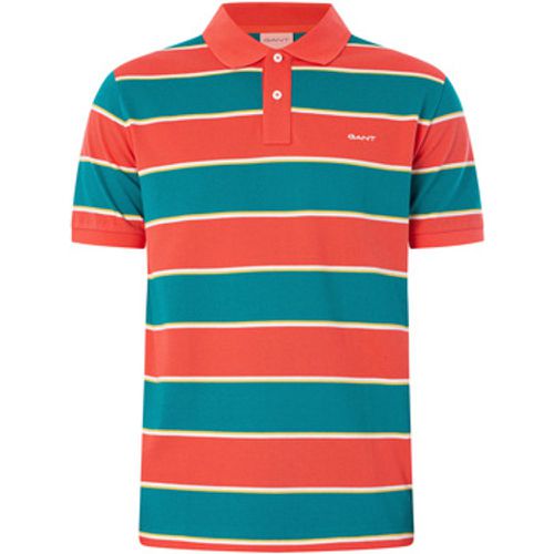 Poloshirt Gestreiftes Piqué-Poloshirt - Gant - Modalova