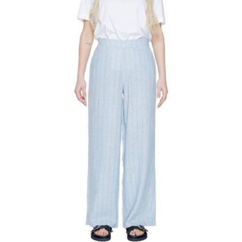 Fließende Hosen Vmmindy Mw Wide Pinstripe Linen 10304667 - Vero Moda - Modalova