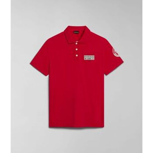 T-Shirts & Poloshirts E-AMUNDSEN NP0A4H6A-R251 RED BARBERRY - Napapijri - Modalova