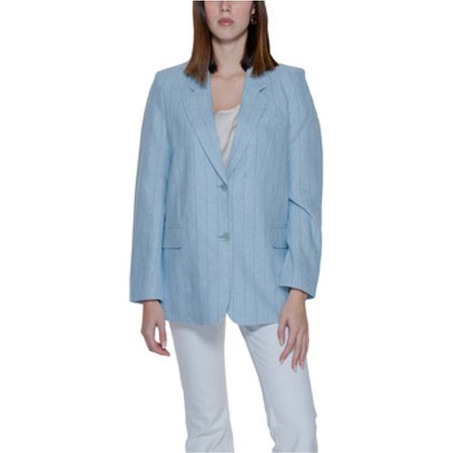 Blazer Vmmindy Ls Loose Pinstripe Linen 10304657 - Vero Moda - Modalova