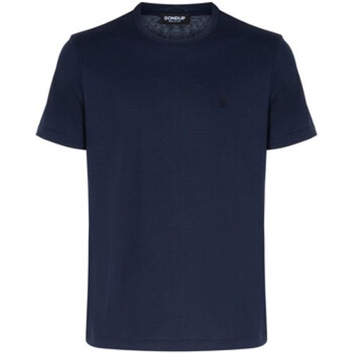 T-Shirts & Poloshirts T-Shirt aus navyblauer Baumwolle - Dondup - Modalova