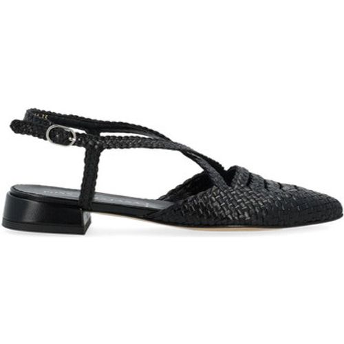 Sandalen Sandale Sonia aus schwarzem gewebtem Leder - Pon´s Quintana - Modalova