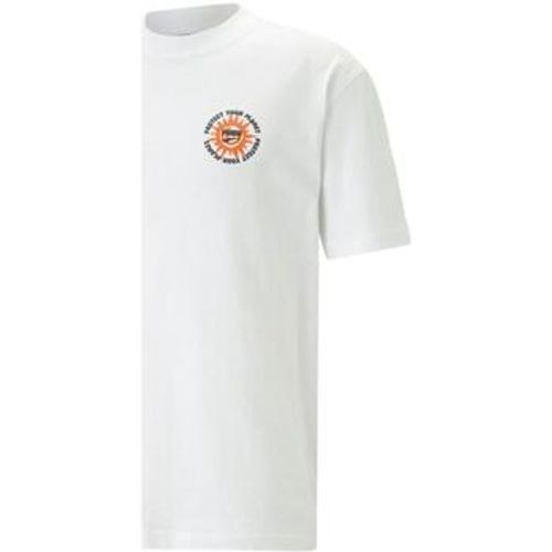 T-Shirt T-shirt Uomo 539181_downtown_graphic_tee_bianco - Puma - Modalova