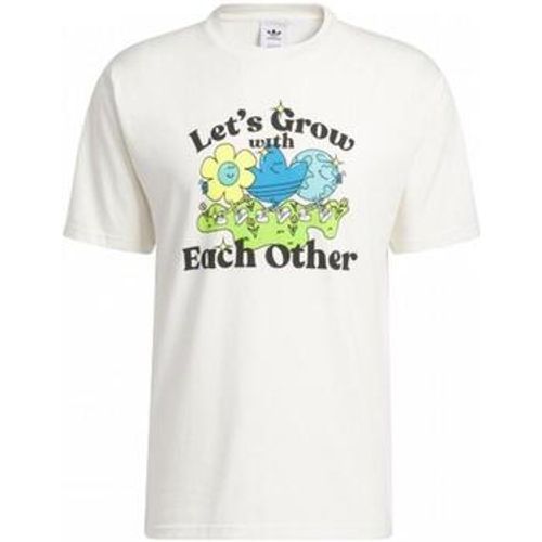 T-Shirt T-shirt Uomo ic5558_grow_together_beige - Adidas - Modalova