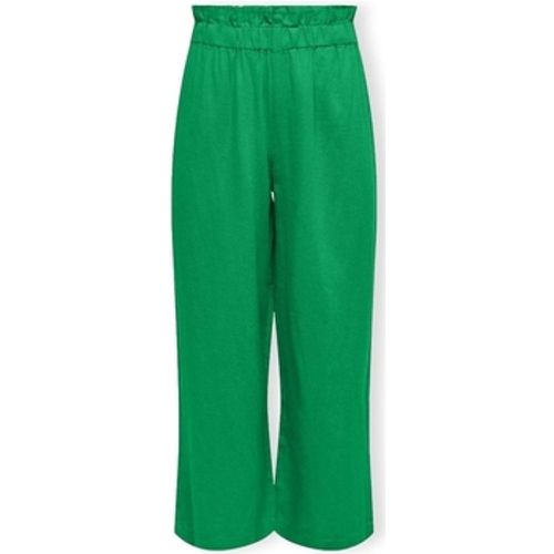 Hosen Solvi-Caro Linen Trousers - Green Bee - Only - Modalova