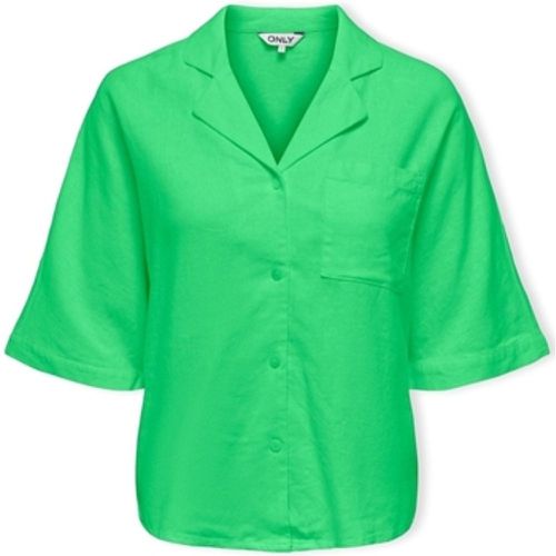 Blusen Caro Loose Shirt S/S - Summer Green - Only - Modalova