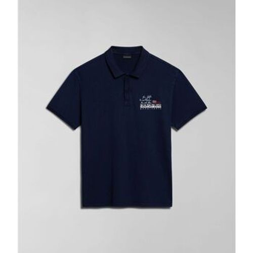 T-Shirts & Poloshirts E-COLVILLE NP0A4HPX-176 BLU MARINE - Napapijri - Modalova