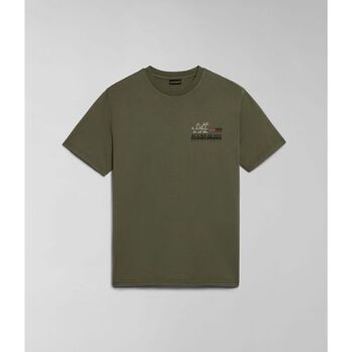 T-Shirts & Poloshirts S-COLVILLE NP0A4HS5-GAE GREEN LICHEN - Napapijri - Modalova