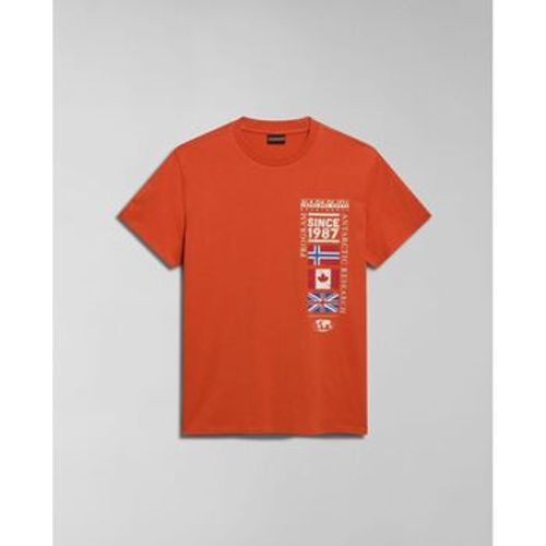 T-Shirts & Poloshirts S-TURIN NP0A4HQG-A62 BURNT - Napapijri - Modalova