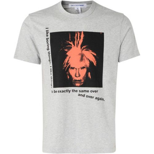 T-Shirts & Poloshirts T-Shirt Comme Des Garçons Shirt Grau Andy Warhol - Comme des Garcons - Modalova
