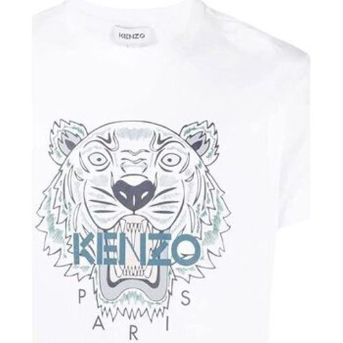 Kenzo T-Shirt Tigre Bleu Classique - Kenzo - Modalova