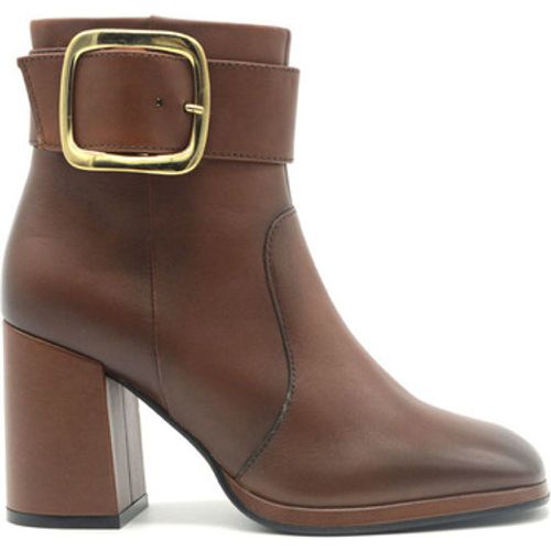 Ankle Boots tronchetto con maxi fibbia - Café Noir - Modalova