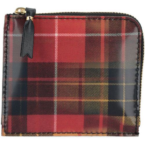 Geldbeutel Comme Des Garçons Wallet Brieftasche Lenticular Tartan rot - Comme des Garcons - Modalova