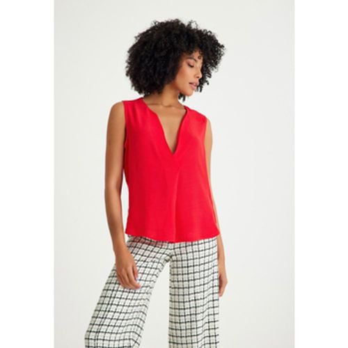 Blusen V-Neck Sleeveless Blouse - Just Like You - Modalova