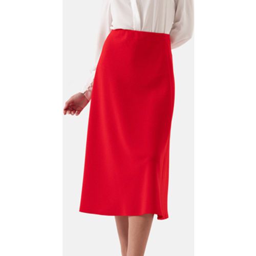 Röcke Red Color Flared Women's Skirt with Elastic Waist - Just Like You - Modalova