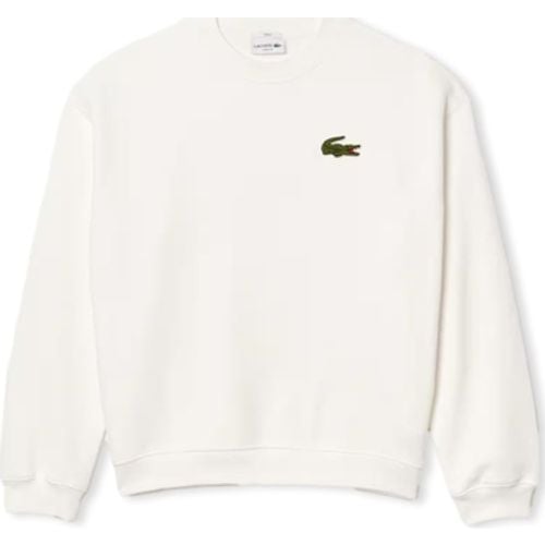 Sweatshirt Loose Fit Badge Accent Sweatshirt - Blanc - Lacoste - Modalova