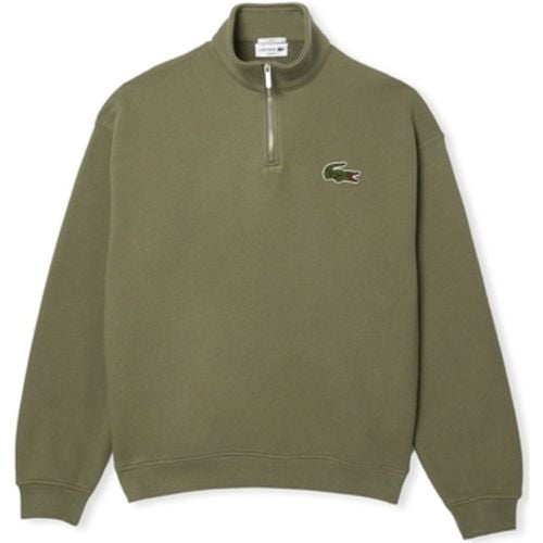 Sweatshirt Loose Fit Zip Neck Sweatshirt - Vert Kaki - Lacoste - Modalova