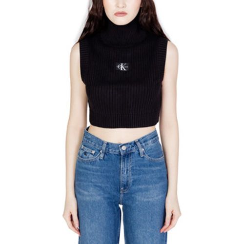 Pullover BADGE CROPPED HIGH N J20J220442 - Calvin Klein Jeans - Modalova