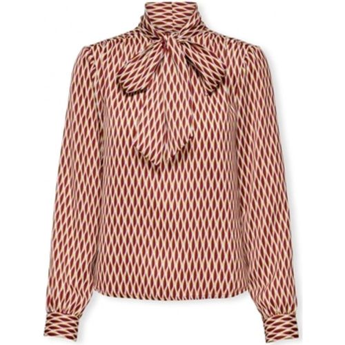 Blusen Top Jill LS - Syrah /Small Grap - Only - Modalova