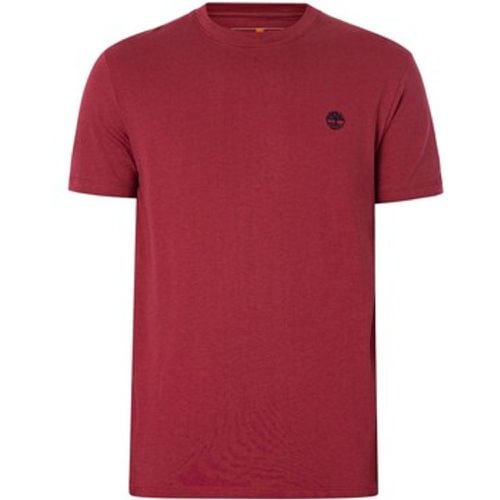 T-Shirt Slim Fit T-Shirt mit gesticktem Logo - Timberland - Modalova