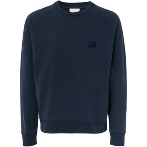 Sweatshirt Maison Kituné Bold Fox Head Sweatshirt aus blauer Baumwolle - Maison Kitsuné - Modalova