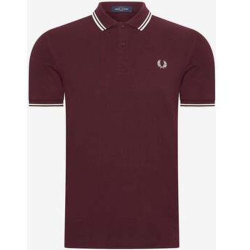 T-Shirts & Poloshirts -Hemd mit zwei Spitzen – Ox Blood Ecru Ecru - Fred Perry - Modalova